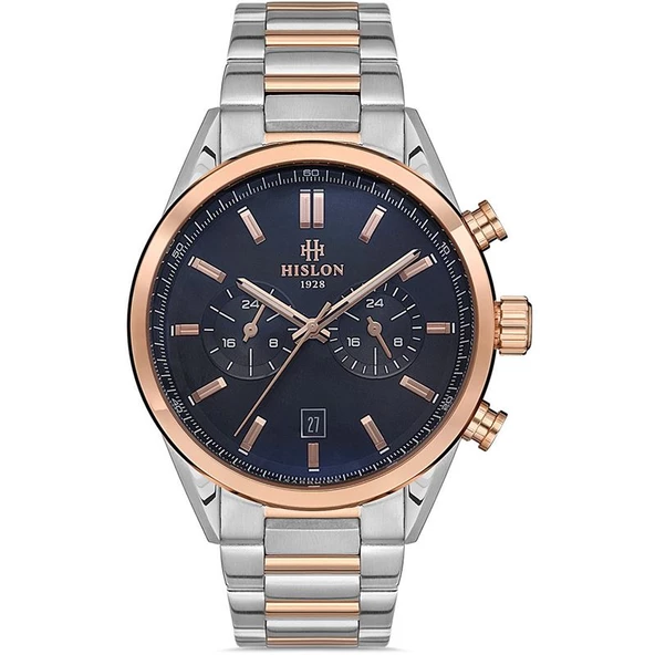 Hislon Date Collection DT114T-04SR Erkek Kol Saati ürün görseli 1