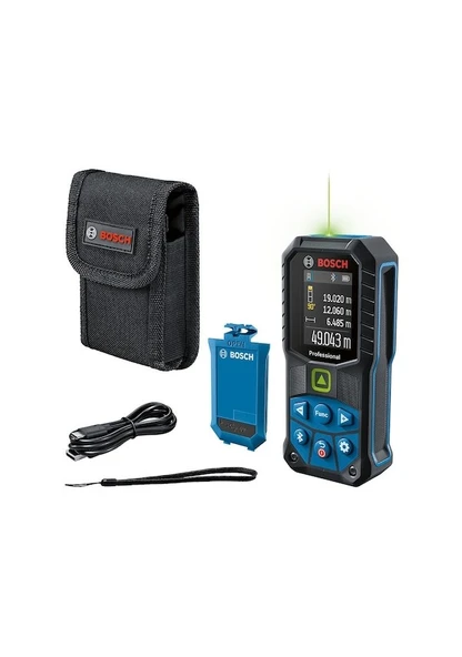Bosch Professional GLM 50-27 CG Li-Ion Yeşil Lazerli Uzaklık Ölçer - 0601072U01 ürün görseli 1