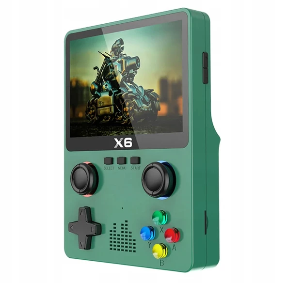 QASUL X6 Taşınabilir El Oyun Konsolu  IPS Retro Oyun Konsolu 10000 Oyun 11 Simülatör Video Oyunları  16 GB SD KART HEDİYE ürün görseli 1