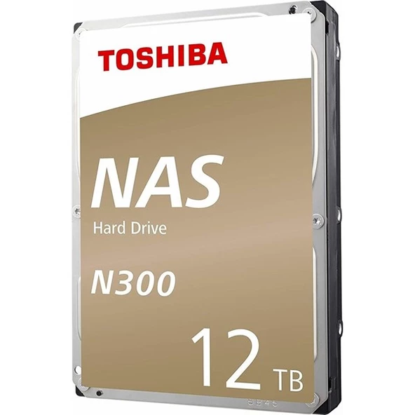 TOSHIBA 12TB N300 HDWG51CUZSVA 512MB 7200RPM SATA-3 NAS DİSK ürün görseli 1