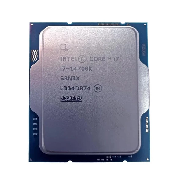INTEL CORE i7 14700K 61MB 12çekirdekli O/B UHD 770 1700p 125w Kutusuz+Fansız ürün görseli 1