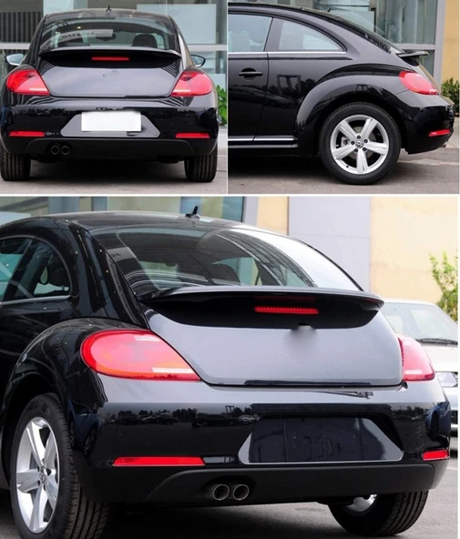 BEETLE 2013-2018 IÇIN SPOILER - PIANO BLACK - Resim 4