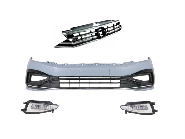 PASSAT B8 İÇİN 8.5 GÖRÜNÜM R-LINE ÖN TAMPON & PANJUR ürün görseli 1