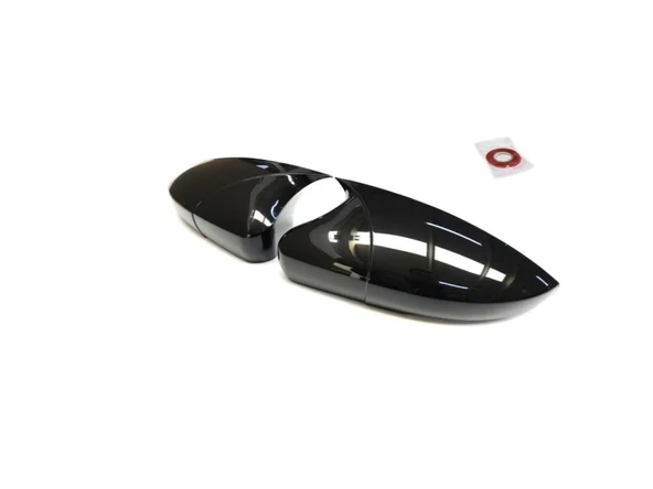W204 2007-2014 YARASA AYNA KAPAĞI PİANO BLACK ürün görseli 1