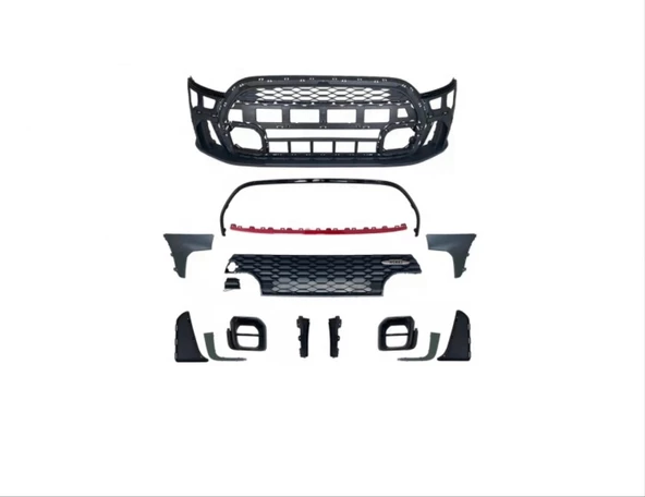 F55 MINI COOPER 2021+ IÇIN JCW ÖN TAMPON SET (MAKYAJLAMA) ürün görseli 1
