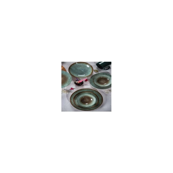 FARİKA 24 PARÇA ŞEMS DİGİTAL YEMEK TAKIMI  (R0138) ürün görseli 1