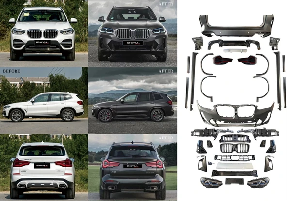 X3 18-21 İÇİN 21+ Facelift Body kit - Resim 3
