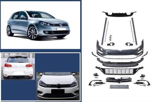 GOLF 6 İÇİN GOLF 7.5 FACELIFT BODY KIT ürün görseli 1