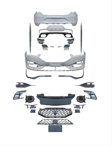 LEON 2021+ CUPRA BODY KIT - Resim 3
