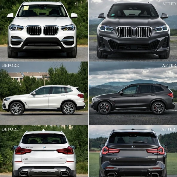 X3 18-21 İÇİN 21+ Facelift Body kit - Resim 9