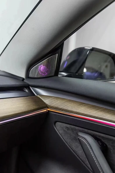 TESLA MODEL Y IÇIN AMBIANS AYDINLATMA SET - Resim 5