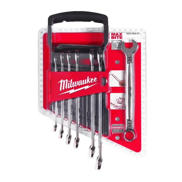 Milwaukee Max Bite Kombine Anahtar seti 7 Parça ürün görseli 1