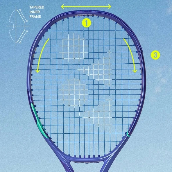 PTTAVM: Yonex Ezone 100L 285 Tenis Raketi (Kordajsız) - Lapis Mavi