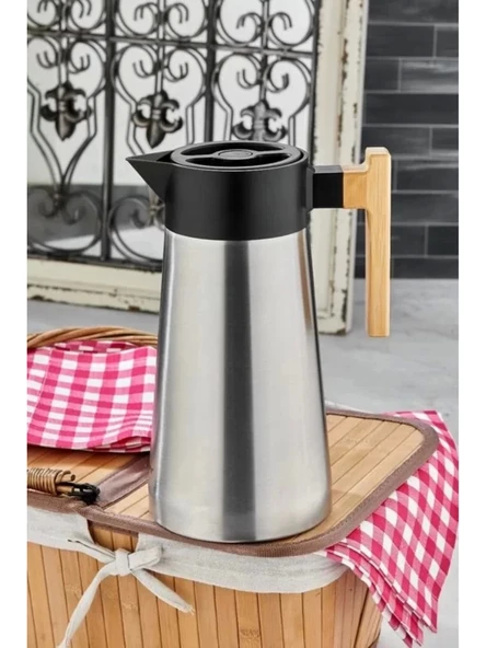 Cooker CKR2094 Bambu Kulplu Çelik Termos 2 Lt ürün görseli 1