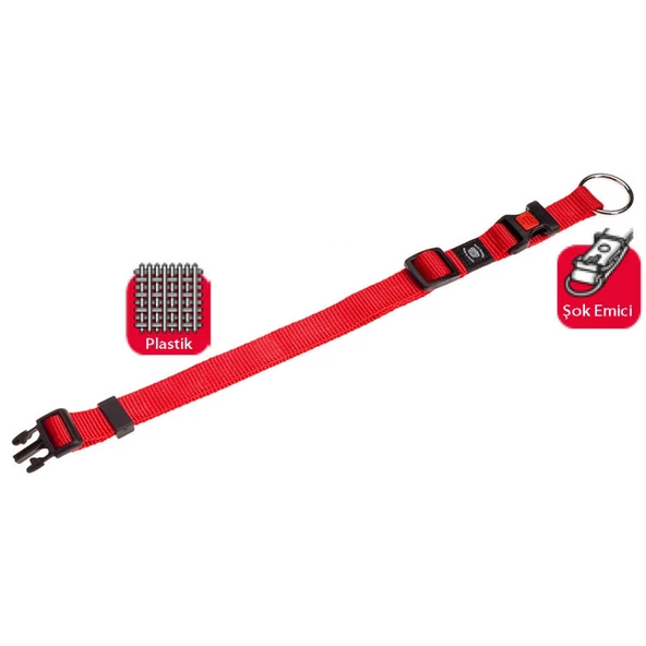 Karlie Boyun Tasması XS 20-35 cm Kırmızı ürün görseli 1