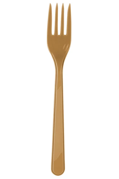 Plastik Gold Altın Renkli Lüx Parti Doğum Günü Çatal - 18 Cm. - 125 Adet ürün görseli 1