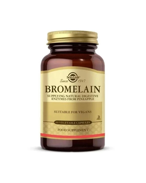 Solgar Bromelain 150 Mg 60 Kapsül ürün görseli 1