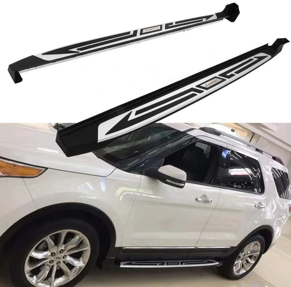 Jeep Compass Uyumlu Yan Basamak 2017- Side Step Square Style ürün görseli 1