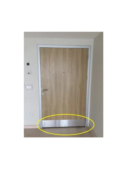 ALÜMİNYUM KAPI ALTI KORUYUCU SATEN 10X78 CM ürün görseli 1