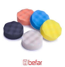 BEFAR CIRTLI WAFFLE POLİSAJ SÜNGERİ TURUCU 80MM 448021 80*25MM ürün görseli 1