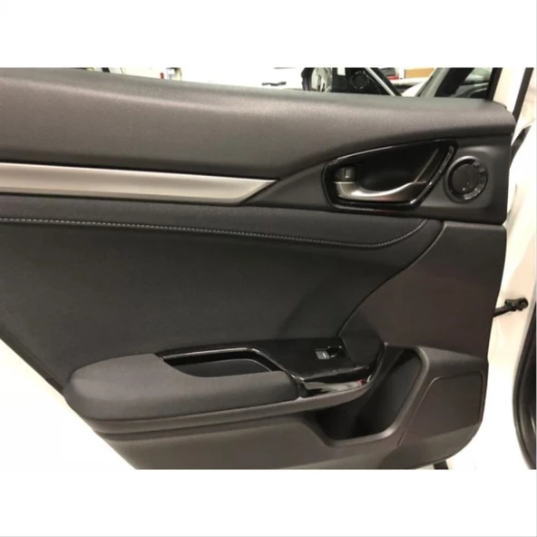 CIVIC FC5 2016-2020 IÇIN UYUMLU KAPI KOLÇAK KAPLAMA PIANO BLACK ürün görseli 1