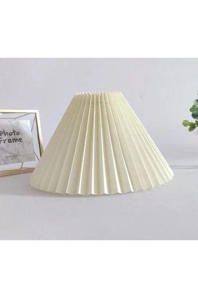 burenze Modern Tasarım Umbrella Şapka Avize Aplik Abajur Şapkası Avize Başlığı Krem Renk Küçük Boy ürün görseli 1