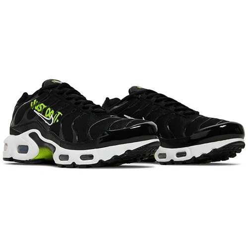 Nike Air Max Plus 1 GS Black Volt - Resim 4