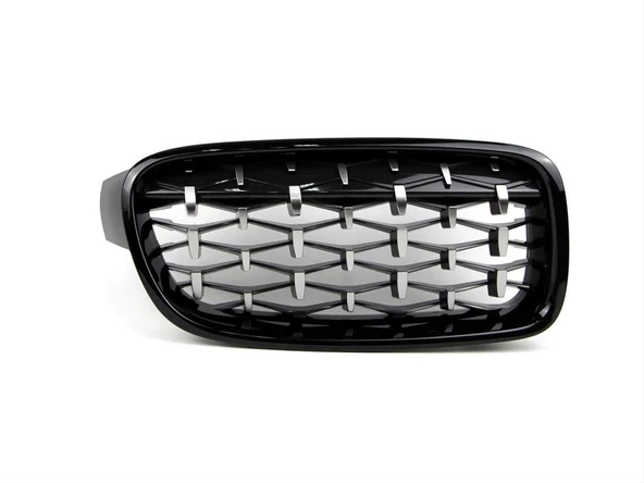 3 SERISI F30 2012-2018 IÇIN UYUMLU DIAMOND PANJUR (BÖBREK) PIANO BLACK ürün görseli 1
