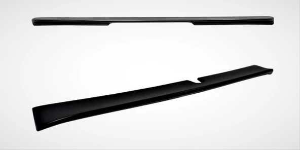 W211 (2000-2008) E SERISI IÇIN UYUMLU CAM ÜSTÜ SPOILER  - PIANO BLACK (PARLAK SIYAH) ürün görseli 1