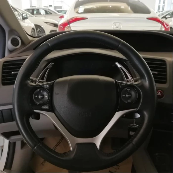 CIVIC FB7 2012-2015 IÇIN UYUMLU  PADDLE SHIFT GRI ürün görseli 1