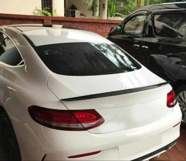 W213 2016-2019 E COUPE IÇIN UYUMLU SPOILER - PIANO BLACK ürün görseli 1