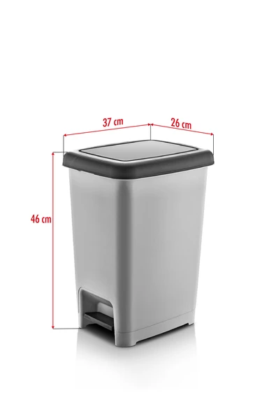 25 Litre Basmalı Çöp Kovası - Resim 4