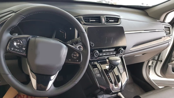 CR-V 2017+ IÇIN UYUMLU  KARBON DIREKSIYON KAPLAMA ürün görseli 1