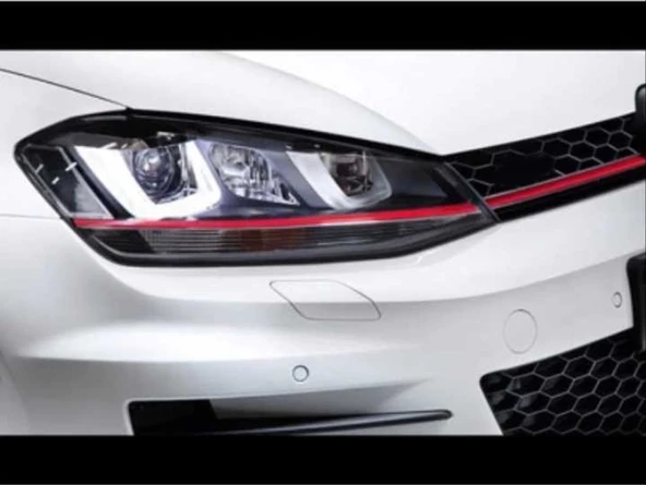 GOLF 7 MK7 2012-2018 U LED FAR GTI KIRMIZI ürün görseli 1