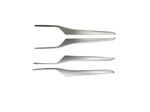 FOCUS IÇIN UYUMLU 2019+ PANEL KAPLAMA KALIN MODEL - SILVER (ABS) - Resim 4