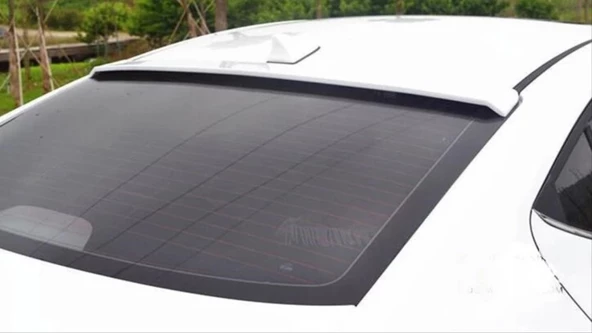 ELANTRA 2016-2019 IÇIN UYUMLU CAM ÜSTÜ SPOILER - PIANO BLACK ürün görseli 1