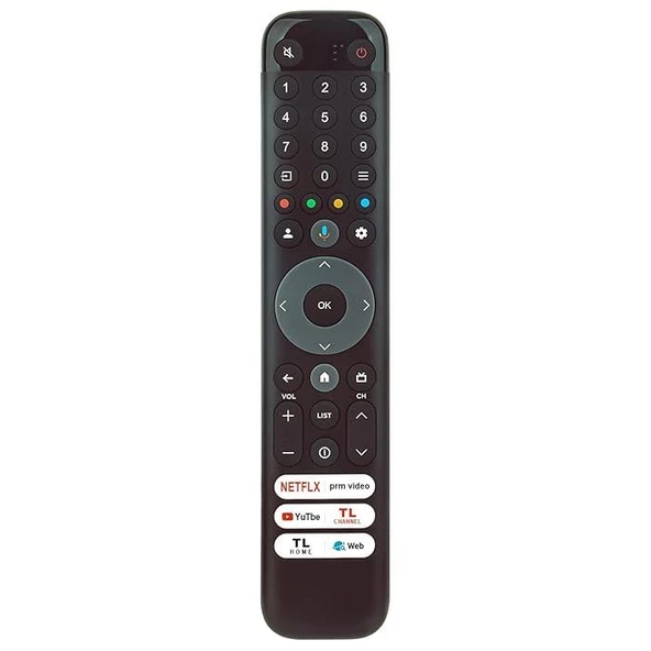 Tcl 75T8B İle Uyumlu 4k Qled Tv Mikrofonlu Kumanda ürün görseli 1