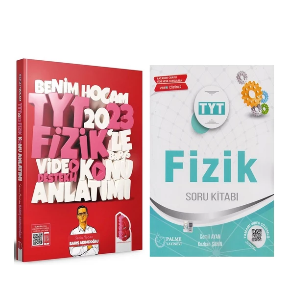 Benim Hocam 2023 TYT Fizik Konu ve Palme Soru Bankası Seti 2 Kitap ürün görseli 1