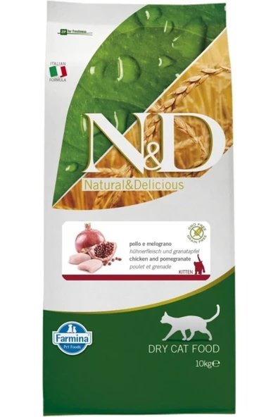N&D Prime Kitten Tavuk Ve Narlı Yavru Kedi Maması 10 Kg ürün görseli 1