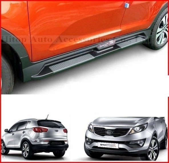 Kia Sportage Uyumlu Yan Basamak 2010-2014 Side Step Oem Steyle Black ürün görseli 1