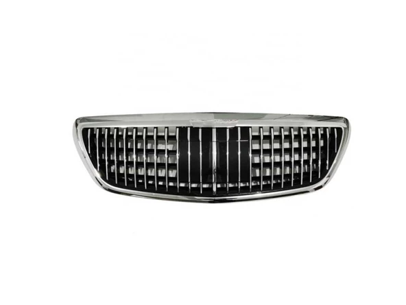 W222 S CLASS IÇIN MAYBACH GÖRÜNÜM PANJUR  KROM -2014+ (Logosuz) ürün görseli 1