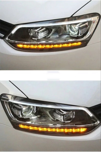 POLO 2010-2017 IÇIN UYUMLU LED FAR FULL LED - Resim 4
