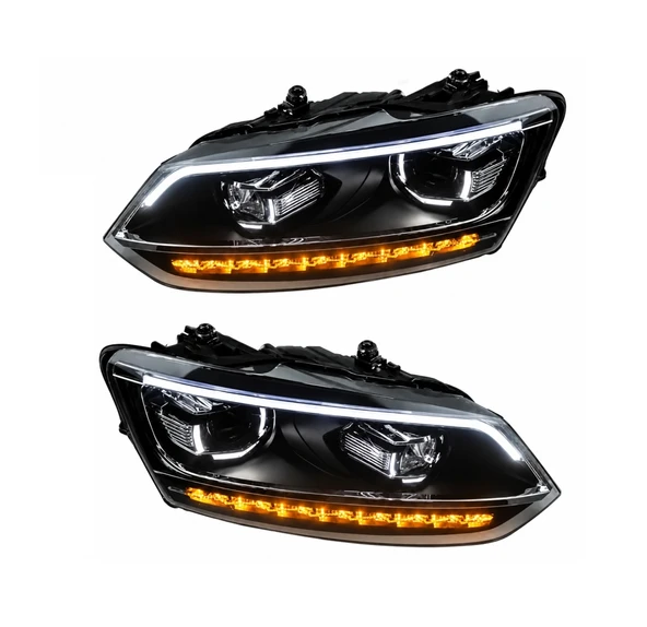 POLO 2010-2017 IÇIN UYUMLU LED FAR FULL LED - Resim 2