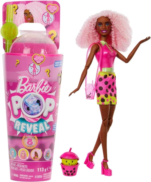 Barbie Pop Reveal Bubble Tea Serisi Berry Bills HTJ18-HTJ20 ürün görseli 1