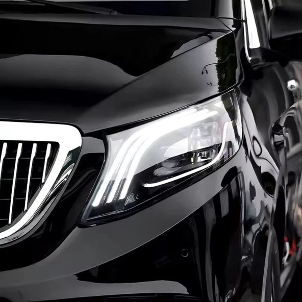 W447 VITO IÇIN MAYBACH GÖRÜNÜM LED FAR - Resim 6