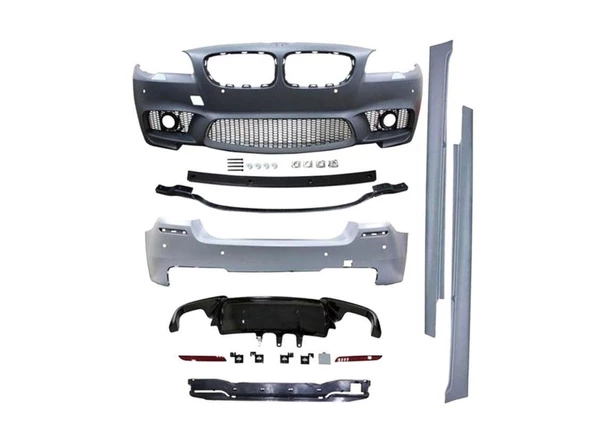 5 SERISI F10 2010-2017 İÇİN UYUMLU M5 GÖRÜNÜM BODY KIT SIS YUVALI ürün görseli 1