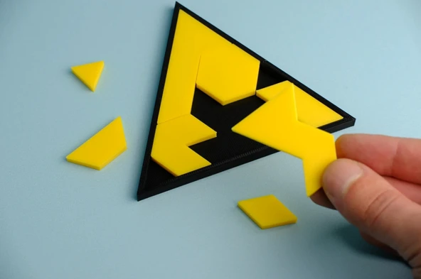Çocuklar İçin Üçgen Bulmaca Puzzle ürün görseli 1