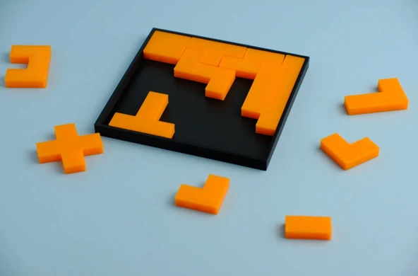 Çocuklar İçin Kare Bulmaca Puzzle - Resim 3