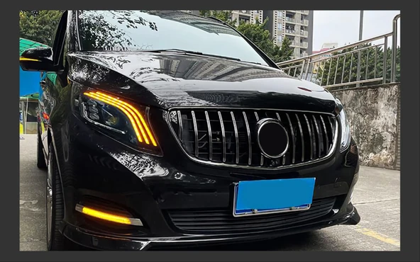 W447 VITO IÇIN MAYBACH GÖRÜNÜM LED FAR - Resim 7