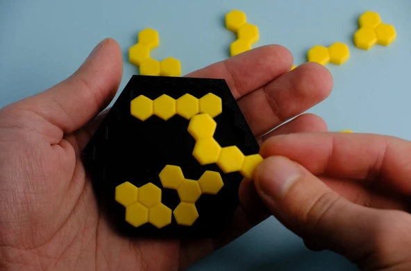 Çocuklar İçin Bal Peteği Bulmaca Puzzle - Resim 6